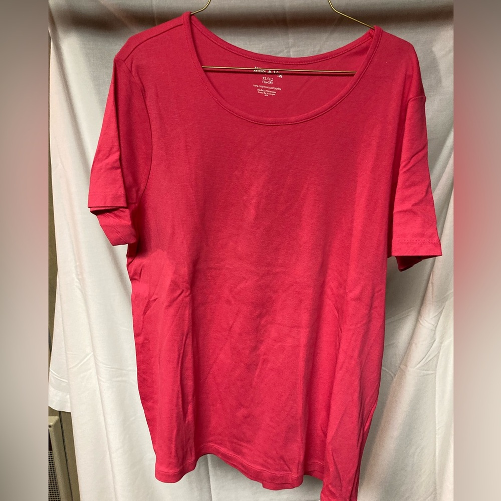 White Stag Women's Bright Pink Short Sleeve Tee